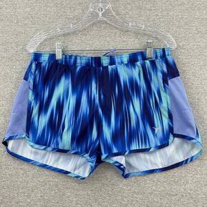 Danskin Shorts Womens Medium Blue Running Activewear Workout Yoga Gym Hiking